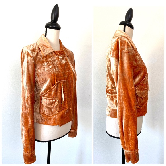 Louis Vuitton crushed velvet moto jacket - Picture 3 of 8